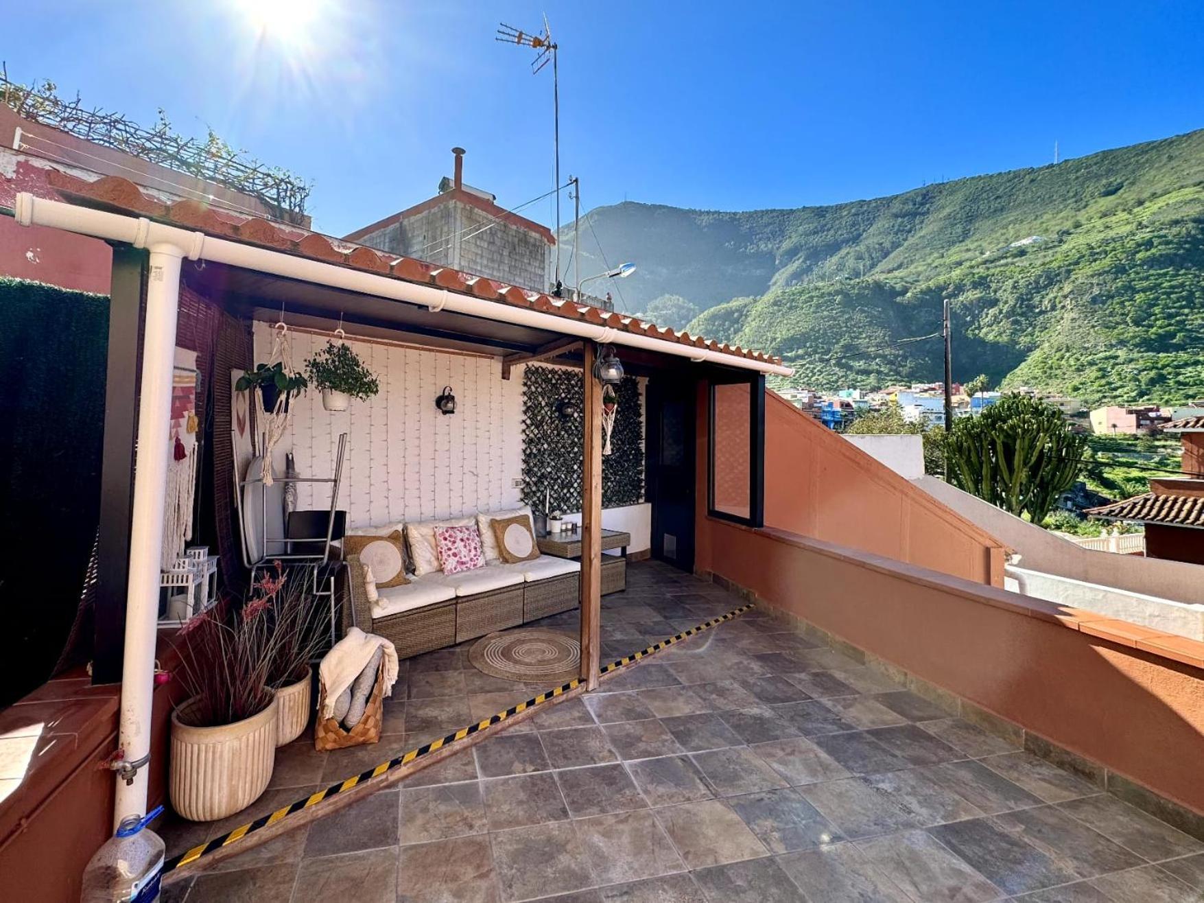 Precioso Apartamento Con Terraza En Piso Superior Los Realejos Esterno foto