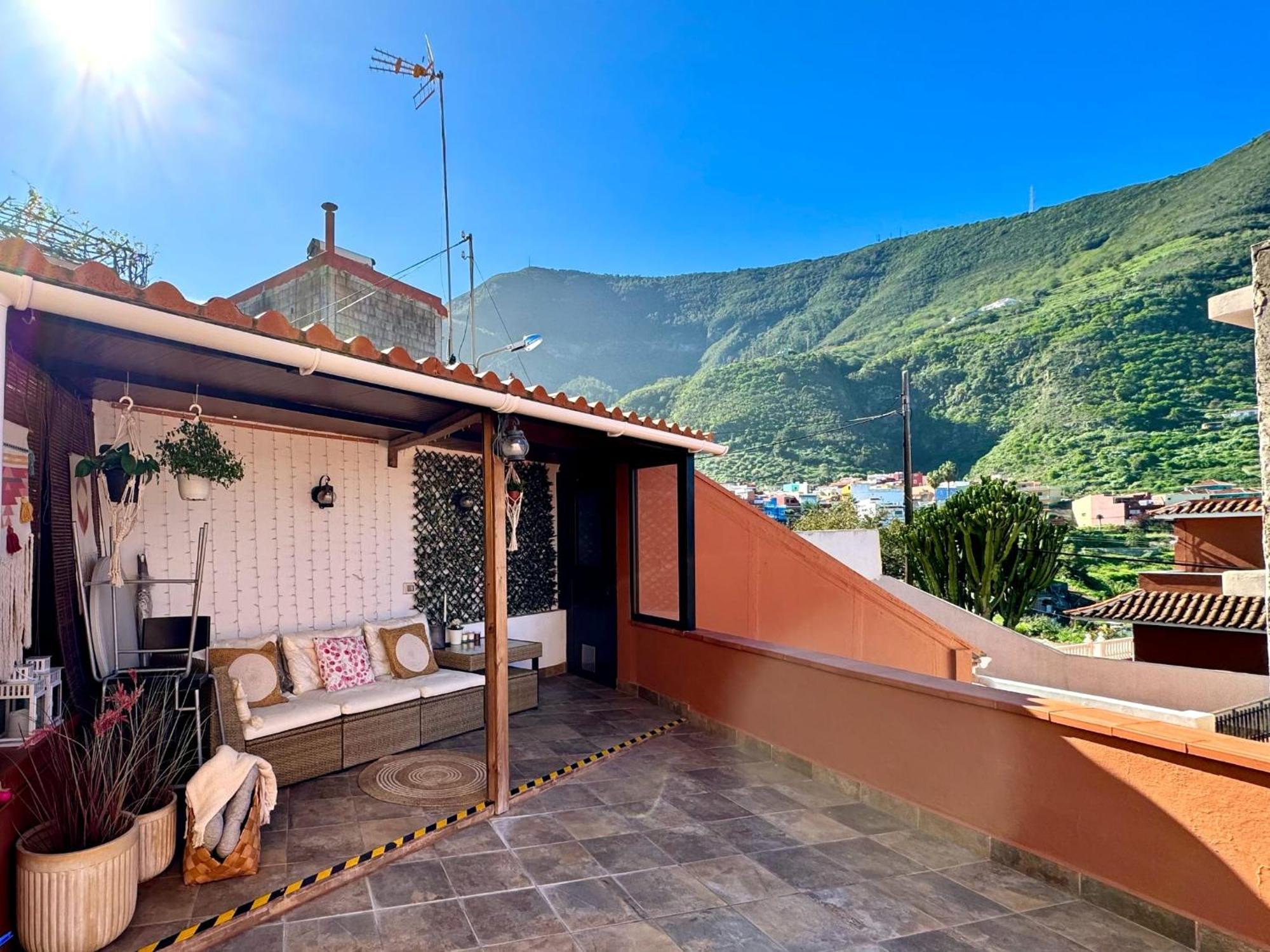 Precioso Apartamento Con Terraza En Piso Superior Los Realejos Esterno foto